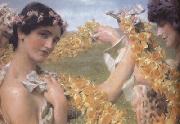 Alma-Tadema, Sir Lawrence When Flowers Return (mk23) china oil painting reproduction